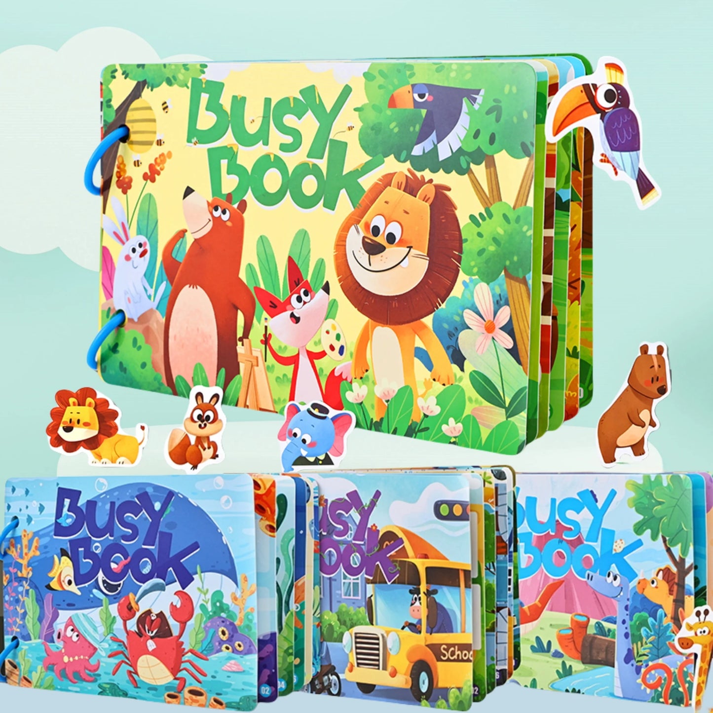 Montessori Activity Book Set